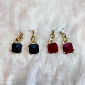 Non tarnish cushion earrings